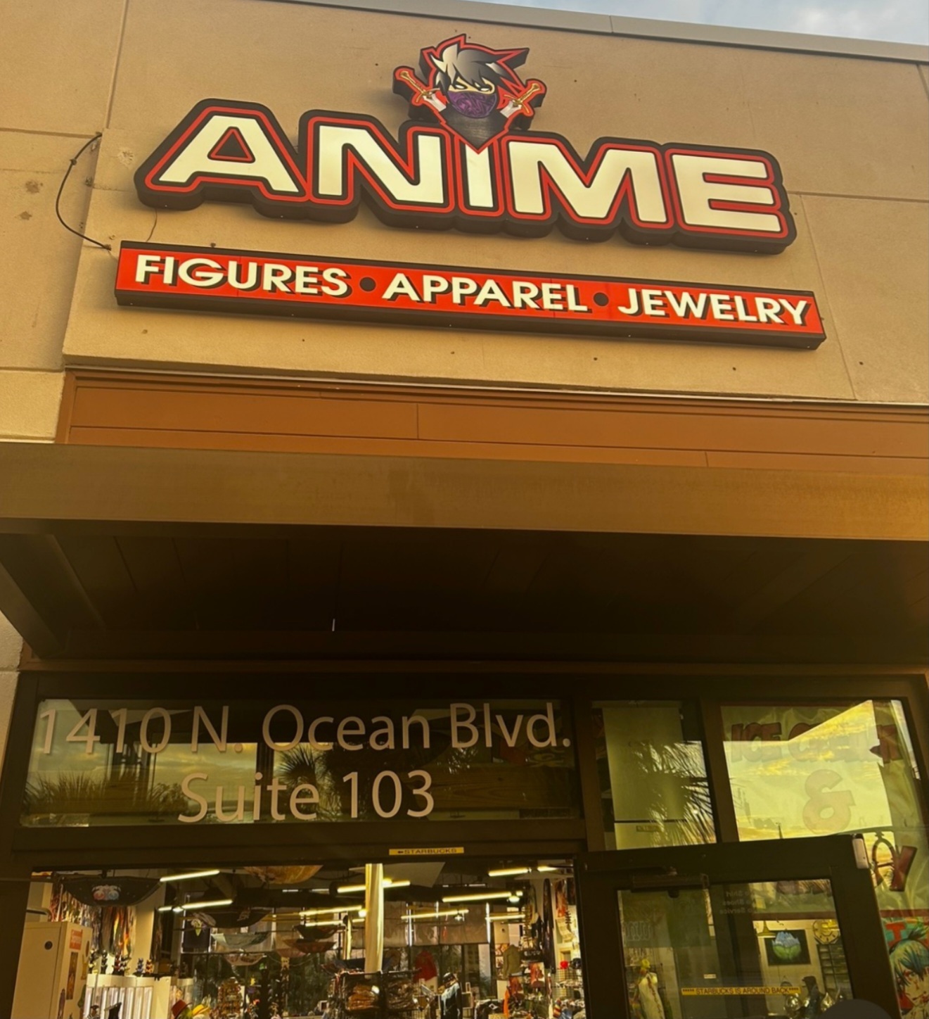 Myrtle Beach Anime storefront